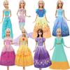 1x Наряды принцессы для куклы, вечерние бальные платья, одежда для 30-сантиметровой куклы, аксессуары 1/6, куклы 11,5 дюймов, игрушка для девочки(НЕТ КУКЛ)