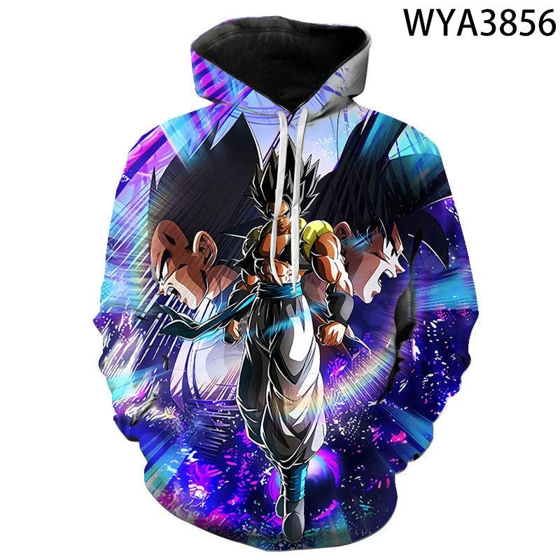 New Men Women Children DBZ Cartoon Anime Dragon 3D Print Hoodies Pullover Streetwear Boy Girl Kids Sweatshirts Cool Tops