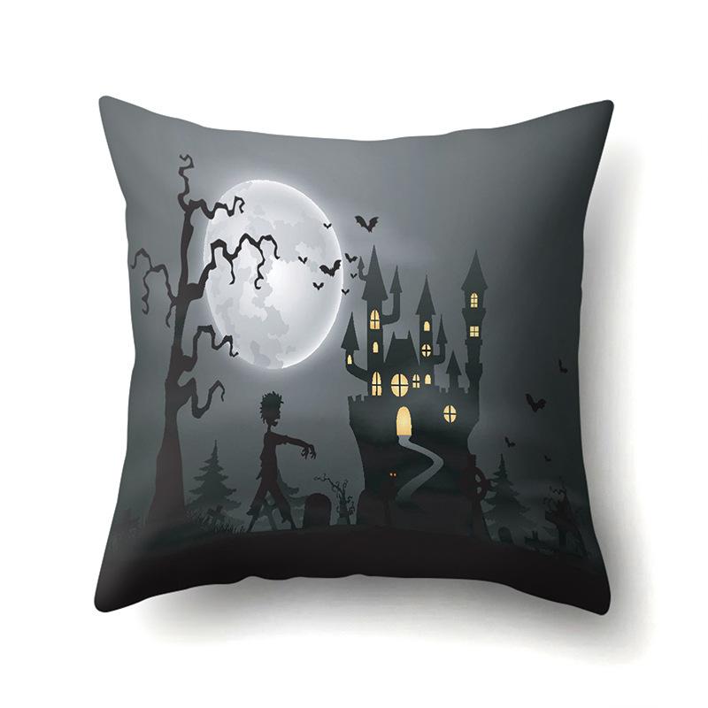 Хэллоуин Наволочка Подушка для поясницы автомобиля Тыква Чехол для диванной подушки Офис Дом Гостиная Наволочка
