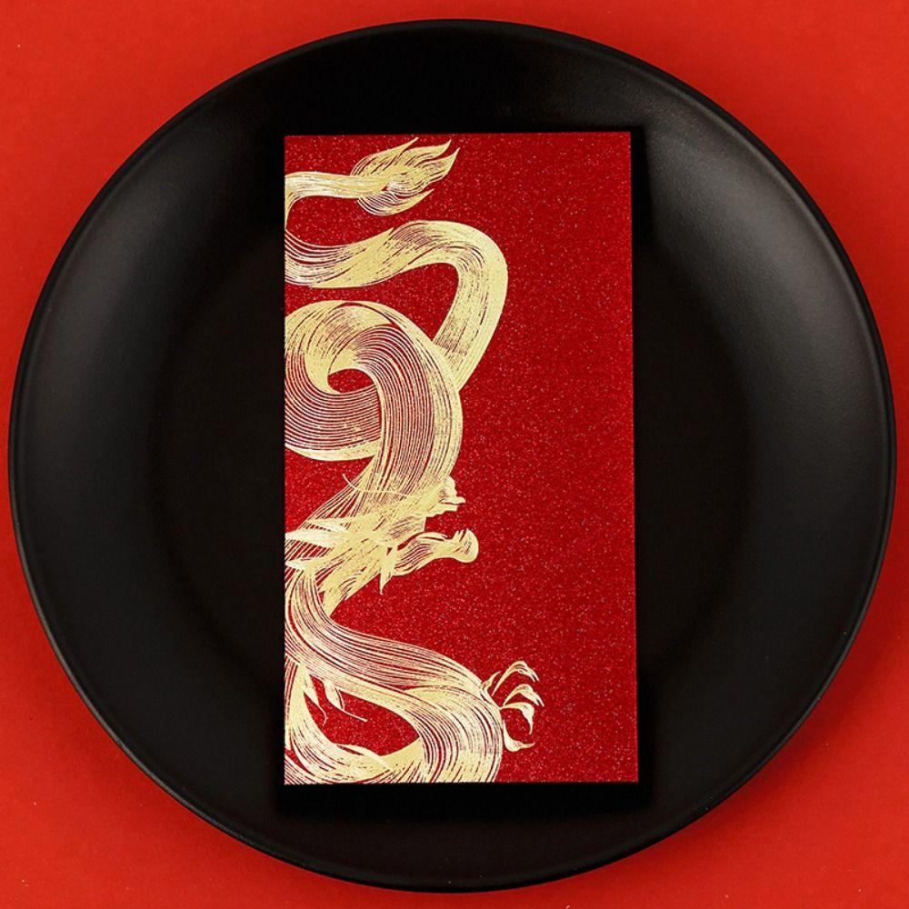 New Year Packet Money Bags Luck Money Bag Red Pocket 6Pcs/set HongBao  Spring Festival