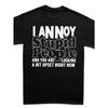 Men's Cotton T-Shirt "I Annoy Stupid People" - Crew Neck, Short Sleeve, Regular Fit, Casual All-Season Wear