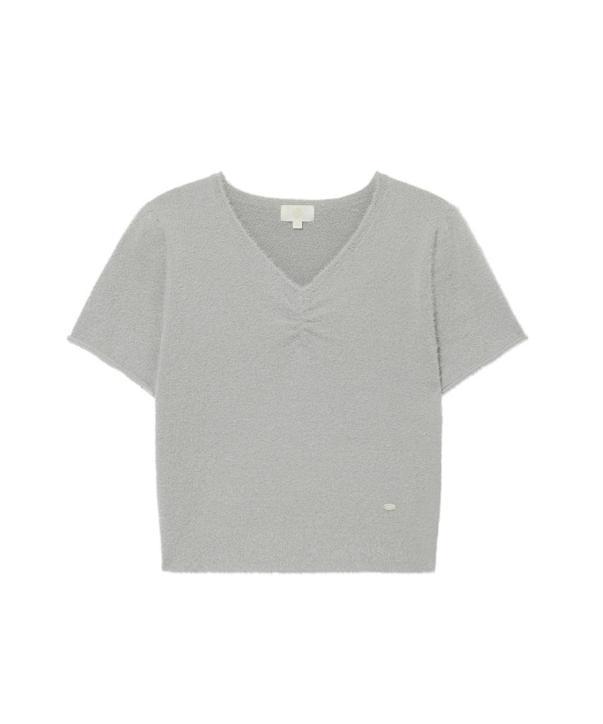 COVERNAT WOMAN Hairy Half Knit Light Gray