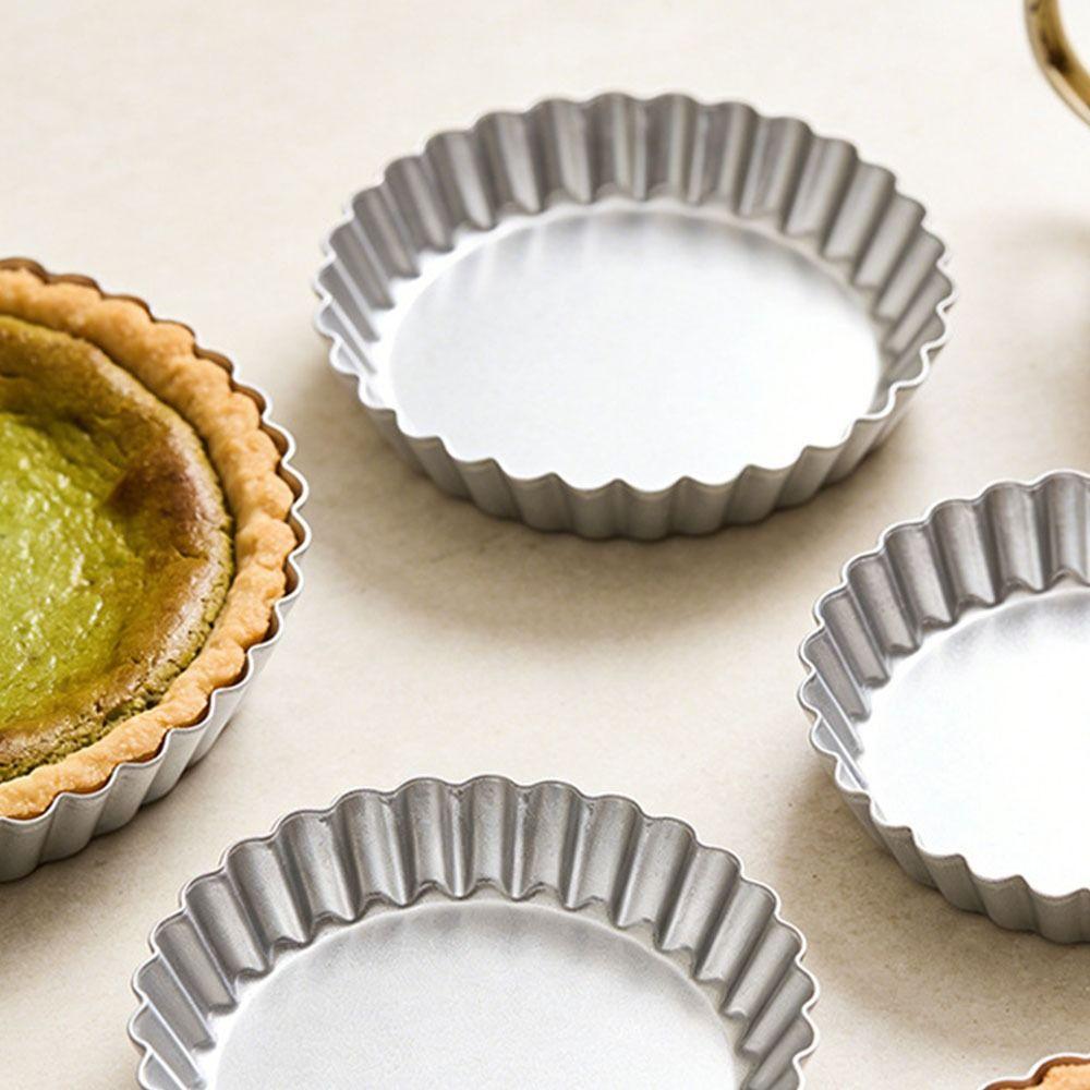 Flower Shape Egg Tart Molds Edge-patterned Pie Plate Mould Pizza Baking Pan Pastry Making