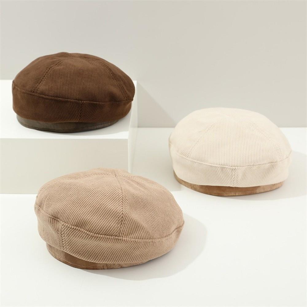 Spring Autumn Beanies Cap Korean Painter Hats Retro Baby Beret  Boys Girls