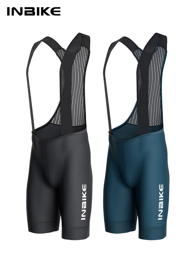 INBIKE Men's Cycling Bib Shorts, Breathable & Sweat-Wicking, for Spring/Summer Road Biking
