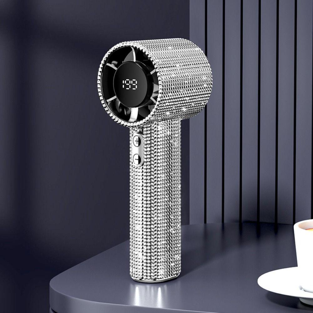 Cute Design Handheld Personal Fan Small Size USB Rechargeable Mini Fan Portable Use