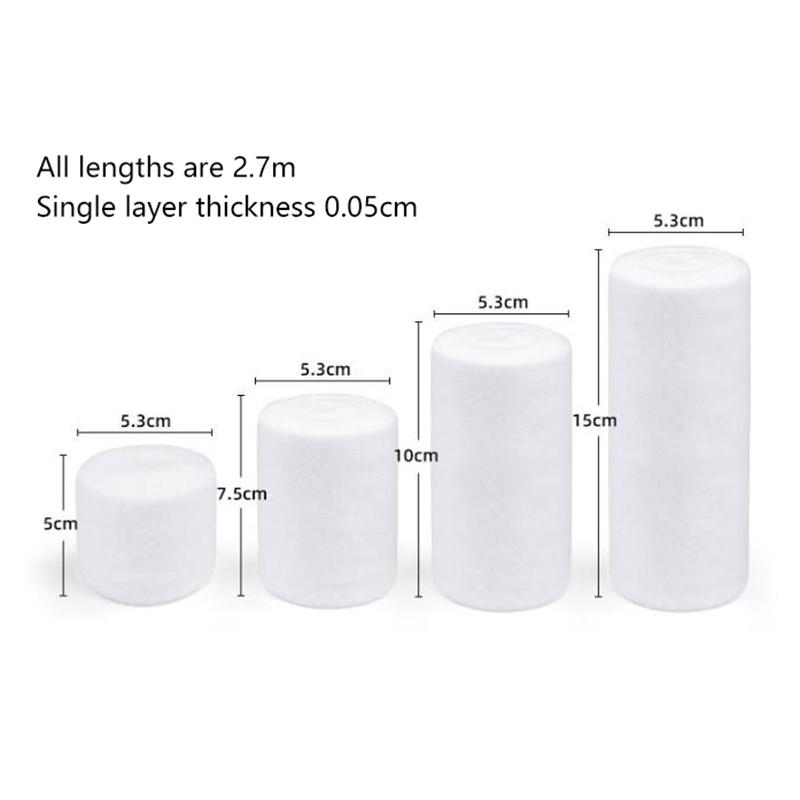 1 рулон медицинского хлопка ортопедический гипсовый вкладыш бинт рулон гипсовый чистый хлопковый тампон для ортопедической фиксации