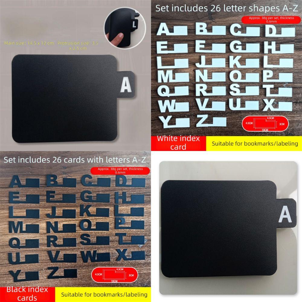 Label Stickers Category Identification Cards Alphabetic Dividers  Library Bookstores