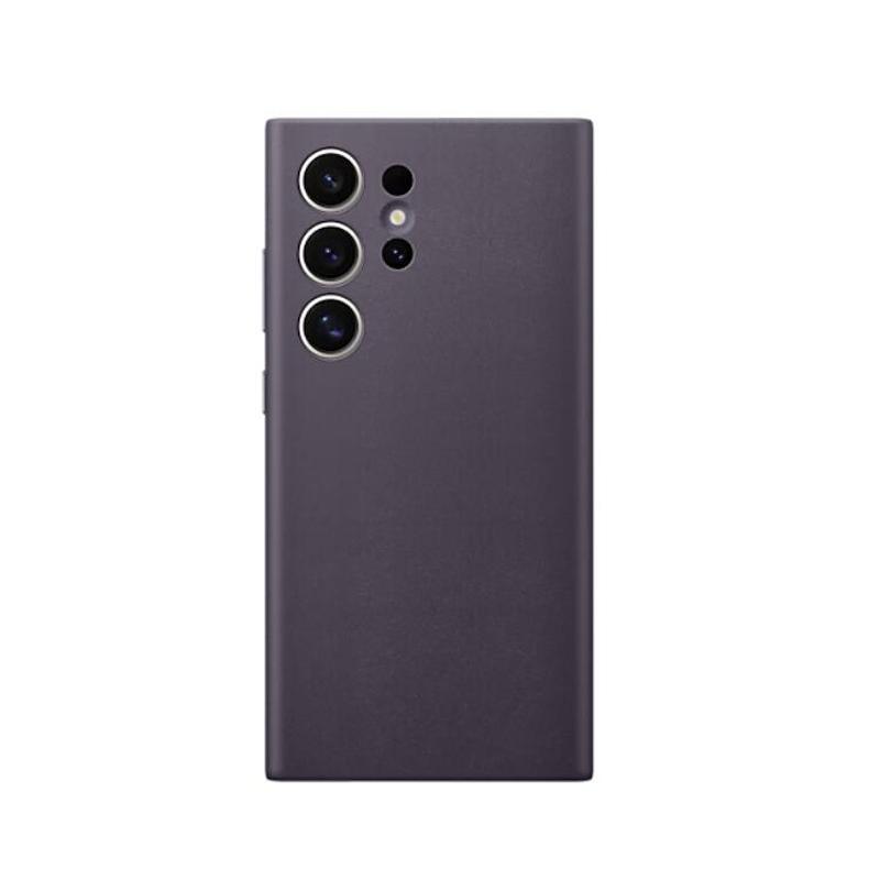 Веганский чехол-книжка из кожи для Samsung Ultra S24 Galaxy, мягкий, шелковистый, защитный