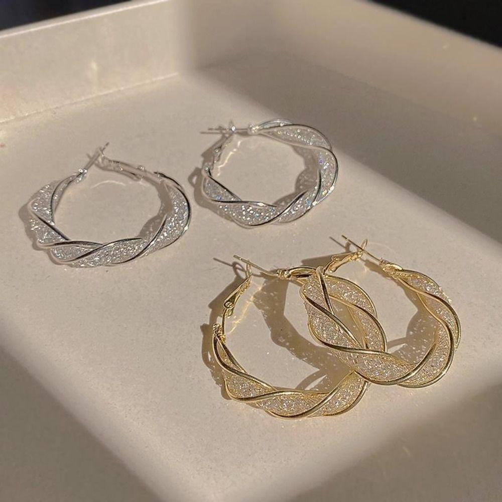 Модные украшения для женщин и девочек, серьги-гвоздики, висячие полые серьги-кольца