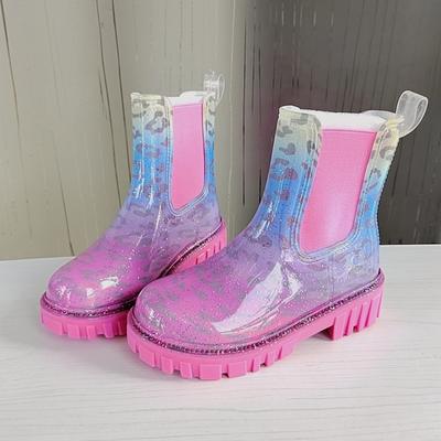 Женская обувь Корейская обувь для дождя Зимняя мода на открытом воздухе на платформе резиновые сапоги для ходьбы по воде Противоскользящие износостойкие водонепроницаемые ботинки