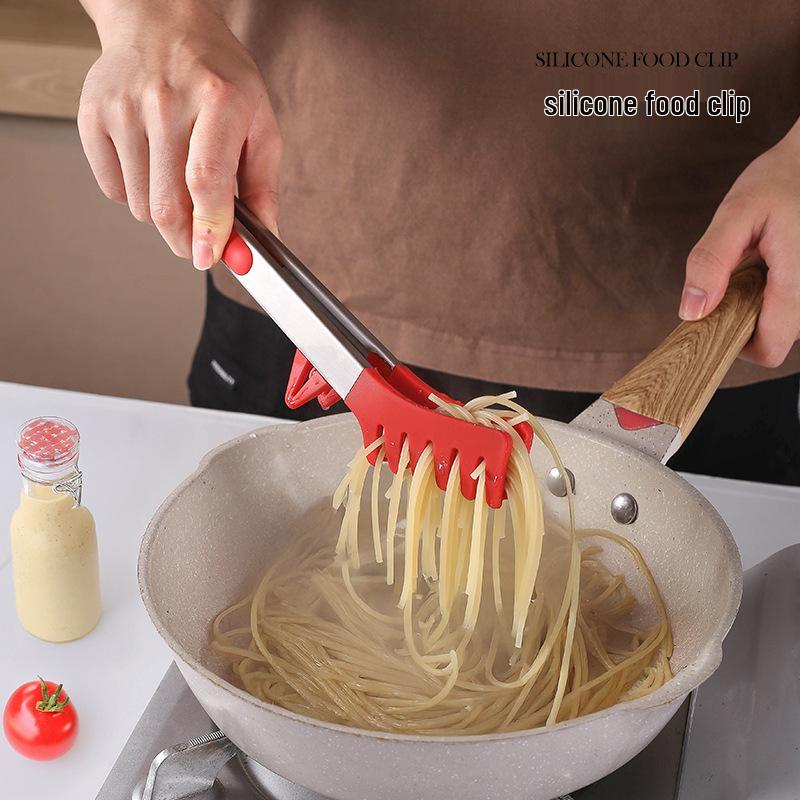 Силиконовые многофункциональные кухонные щипцы для пасты, лапши и выпечки