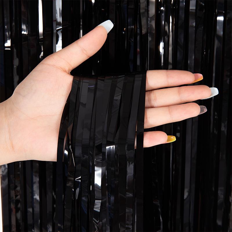 Laser Tassel Rain Curtain for Birthday & Wedding Decorations