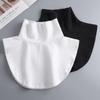 Ladies Turtleneck Stand False Collar For Shirt Womens Cotton Fake Collar Solid Color Neck Cover Blouse Detachable Collars