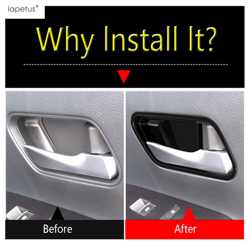 For Nissan Kicks 2017 - Central Control Middle Air AC Outlet Vent Warning Lamp Frame Cover Trim Stainless Steel Accessories