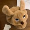 Fleece Peaked Cap Plush Octagonal Cap Cute Puppy Baseball Cap  Winter