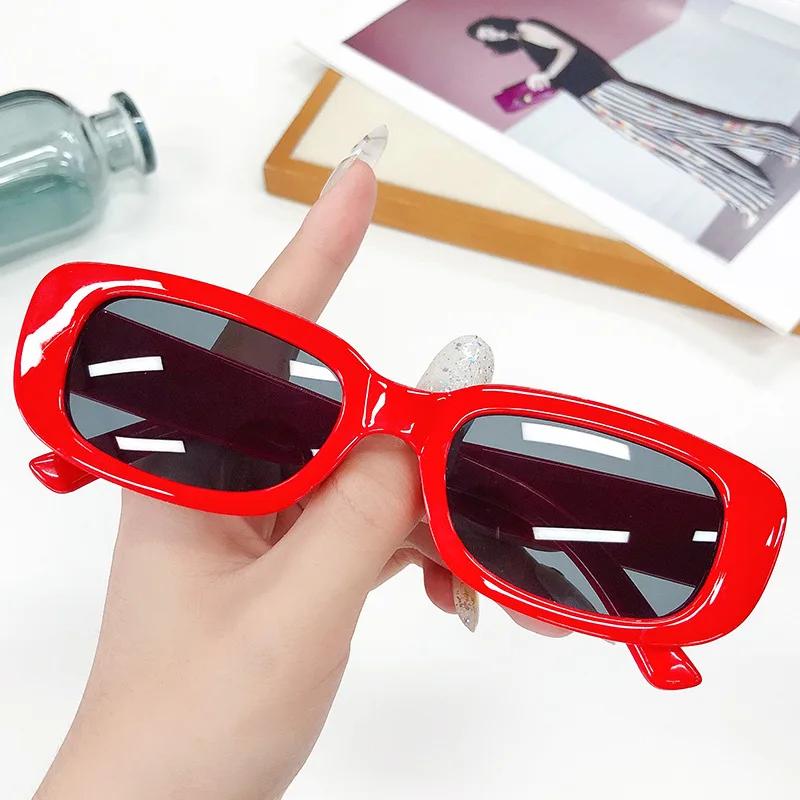 Small Rectangle Sunglasses Women Oval Vintage Brand Designer Square Sun Glasses For Women Shades Female Eyewear Anti-glare