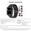 KALEBOL Magnetic Silicone Strap for Apple Watch Series 10 Ultra 9 8 7 SE 6 5 4 3 2 1 46mm 49mm 45mm 44mm 42mm Stripe Watch Band