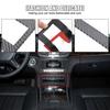 Soft Carbon Fiber Console AC Switch Cover Trim Sticker For Benz E-Class 2014-15