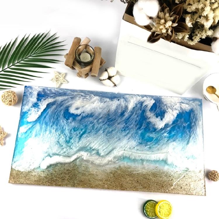 Charcuterie Board Resin Mold Resin Tray Mold Rectangle Casting Mold for Table