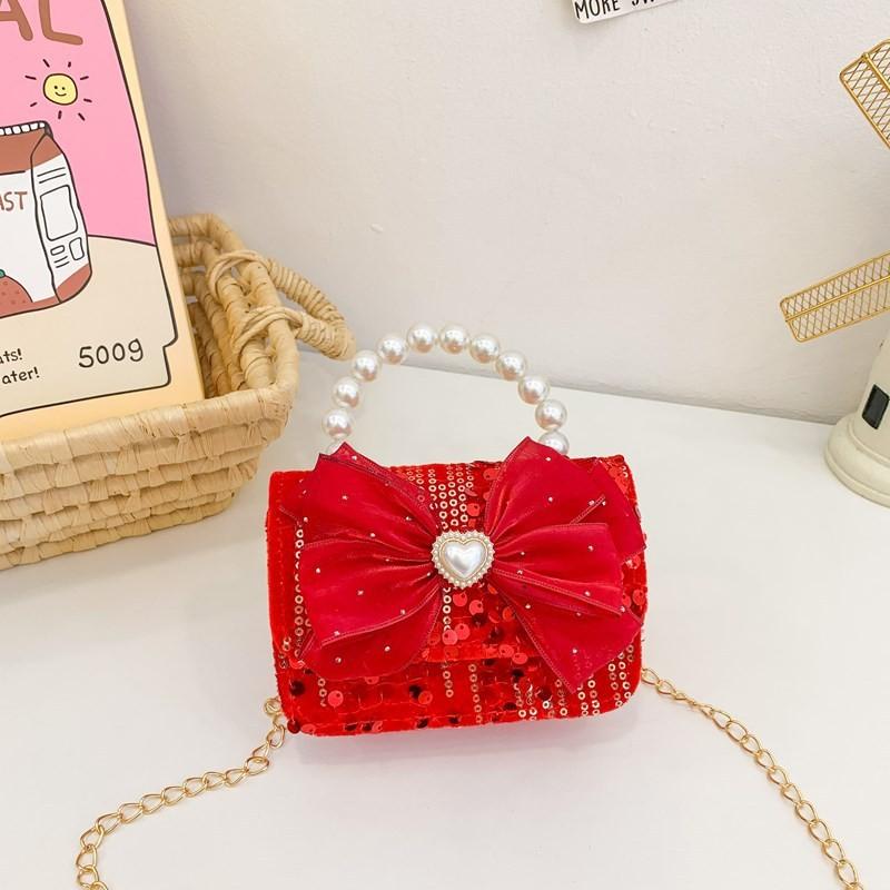 Причудливая детская сумочка из ПУ с привлекательными бантами и очаровательными цветочными элементами