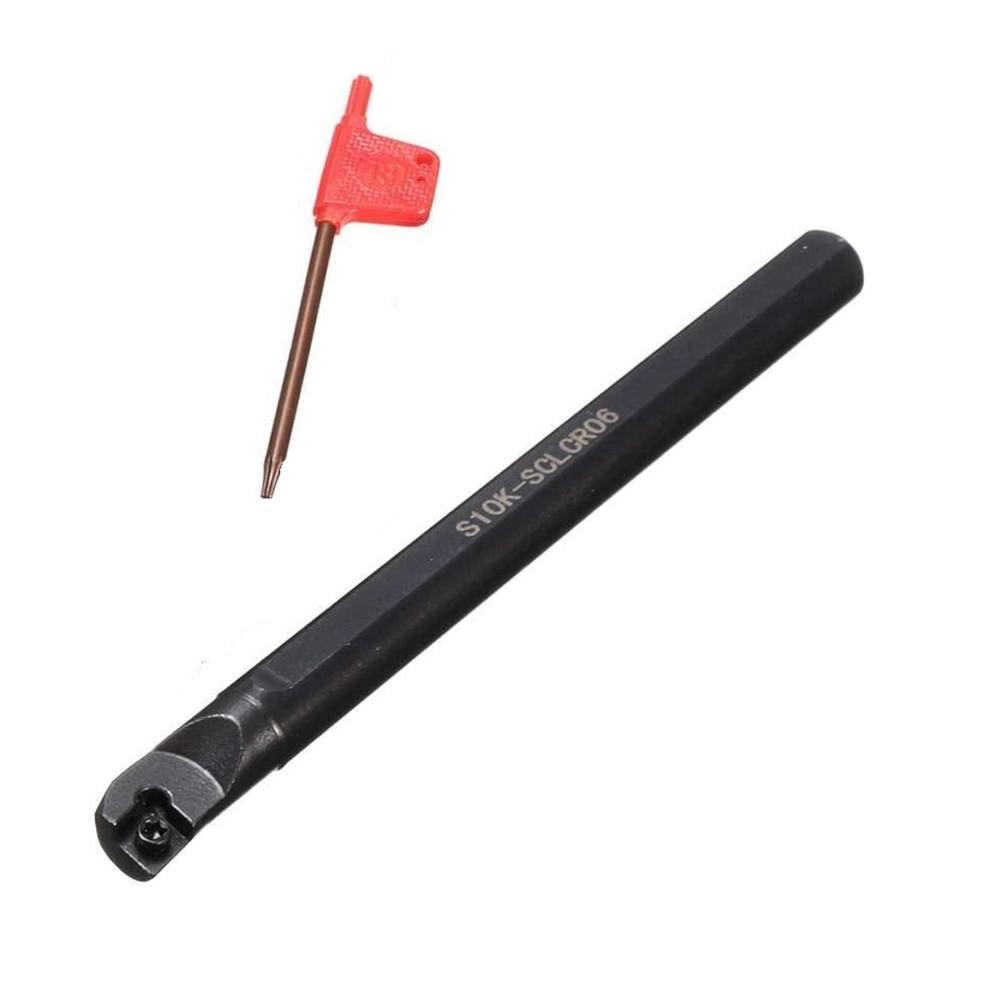 6/7/8/10mm SCLCR06 Lathe Tool Bar CCMT060204-HM Insert Tool