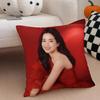 Talented Korean Beautiful Actress KKim Taeri Cushion Cover Throw Pillow Cover Hidden Button Durable Polyester Chair Cushion