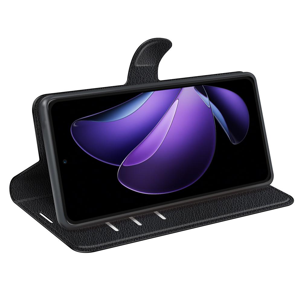 For Oppo Reno13 F 5G Case Litchi Texture Shockproof Leather Wallet Phone Cover