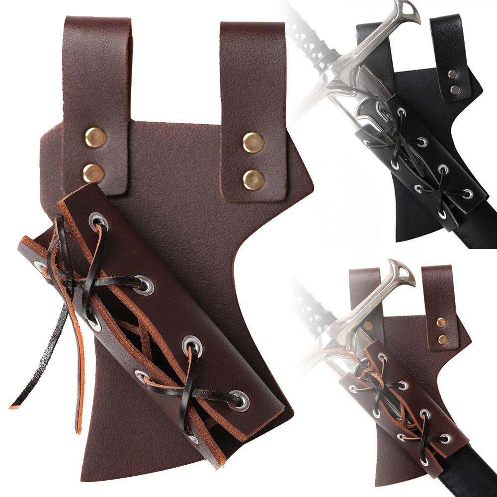 Cosplay Medieval Sword Holder Vintage Sword Strap Durable Weapon Cosplay Gear  For Adult Men