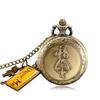 Retro Vintage Bronze Pendant Pocket Watch Little Cute Drink Me Tag Necklace Chain Top Fashion Gifts for Girls Women
