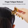 Расческа-массажер для кожи головы 4-в-1, расчески с широкими зубьями, инструмент для гуа-ша из смолы для головы