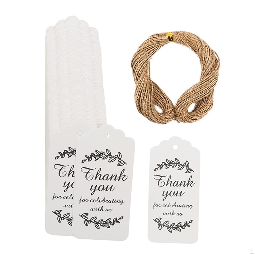 100 шт. подарочных бирок для самостоятельного изготовления украшений из крафт-бумаги, креативные маленькие этикетки на День святого Валентина