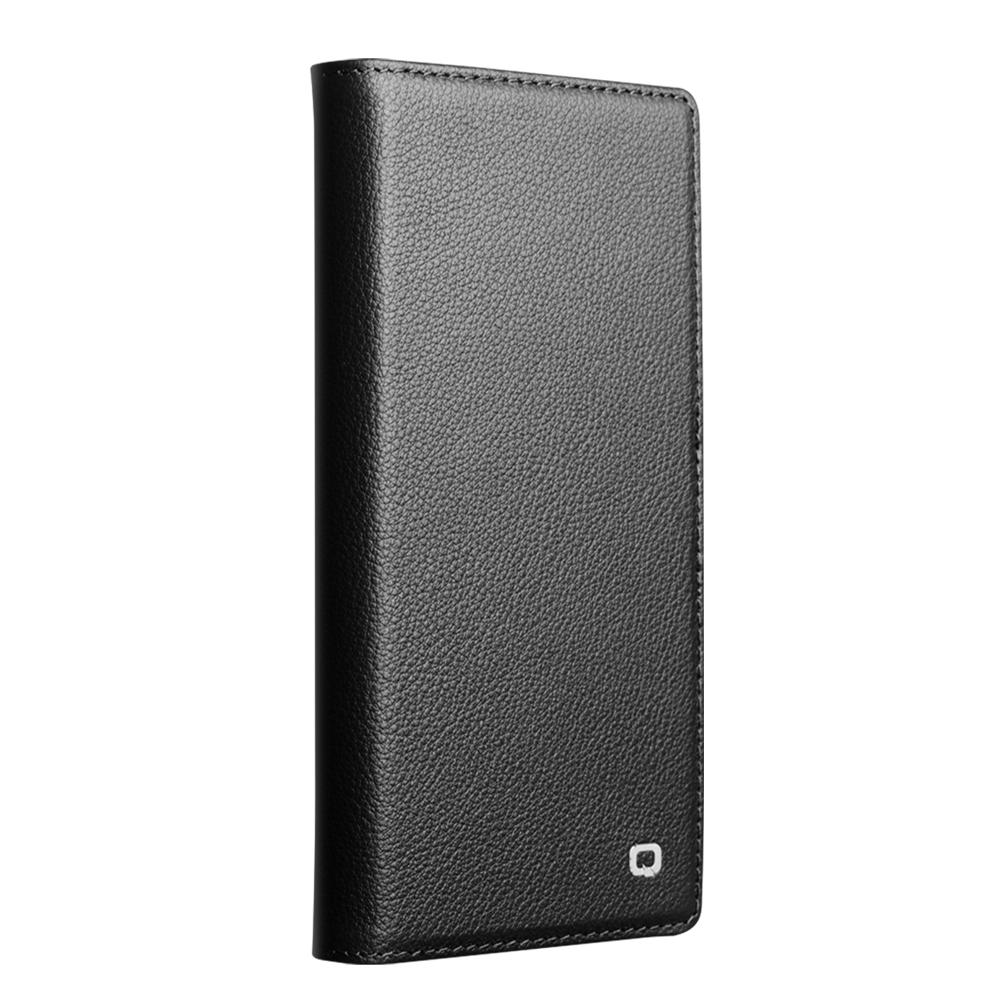 QIALINO Чехол для iPhone 17 Pro, совместимый с MagSafe, съемный кошелек-чехол для телефона из натуральной коровьей кожи