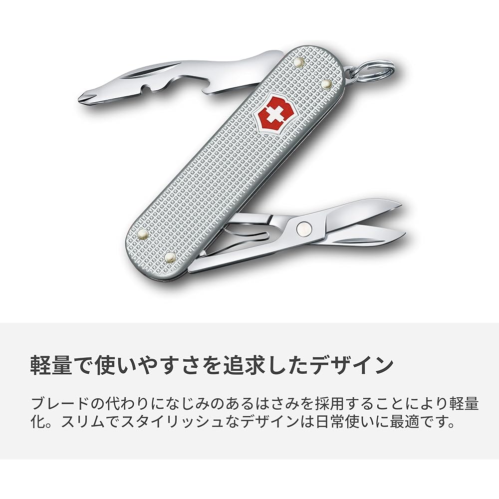 Victorinox Companion S Alox Мультитул с ножницами без лезвий, отверткой, 5 функциями, серебристый