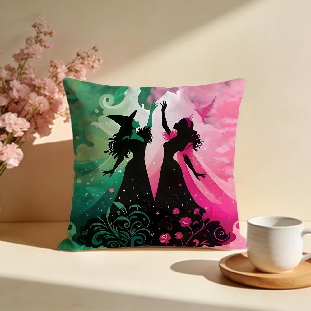 Fashion WWickedew Cushion Cover Stylish Washable Pillow Cover Ideal for Couch Bedroom Car Decoration