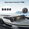 Солнечная энергия Авто Безопасность Умный внешний автомобиль TPMS 0.1-8Bar USB зарядка Универсальная система контроля давления в шинах Цифровой ЖК-дисплей