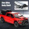 1/32 Dodge RAM MAMMOTH пикап игрушечная машинка миниатюрная литая металлическая модель внедорожника инерционный механизм со звуком и светом коллекция подарок мальчику