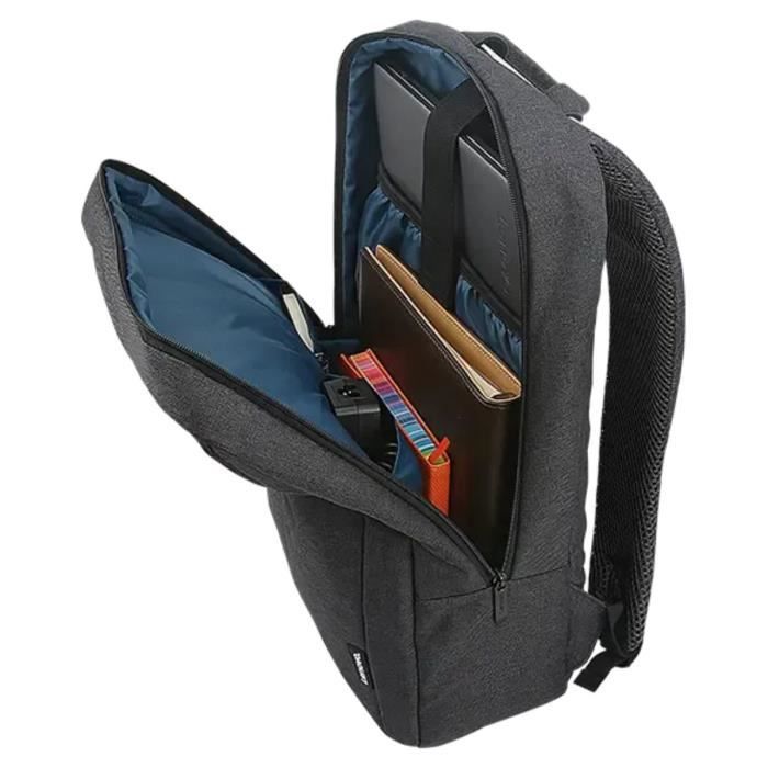 Sac à dos Lenovo Casual B210 - Imperméable - 15.6" - Noir charbon - Sangle réglable - Dos rembourré