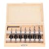 Adjustable Collars Tapered Countersink Bit Set High Speed Steel Wood Pilot Hole Set  Woodworking