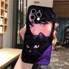 Аниме Девушка Женщина с Кошкой Чехол для Телефона Для iphone 16 15 14 Pro Max 16 15 14 13 12 Pro 15Plus iphone 11