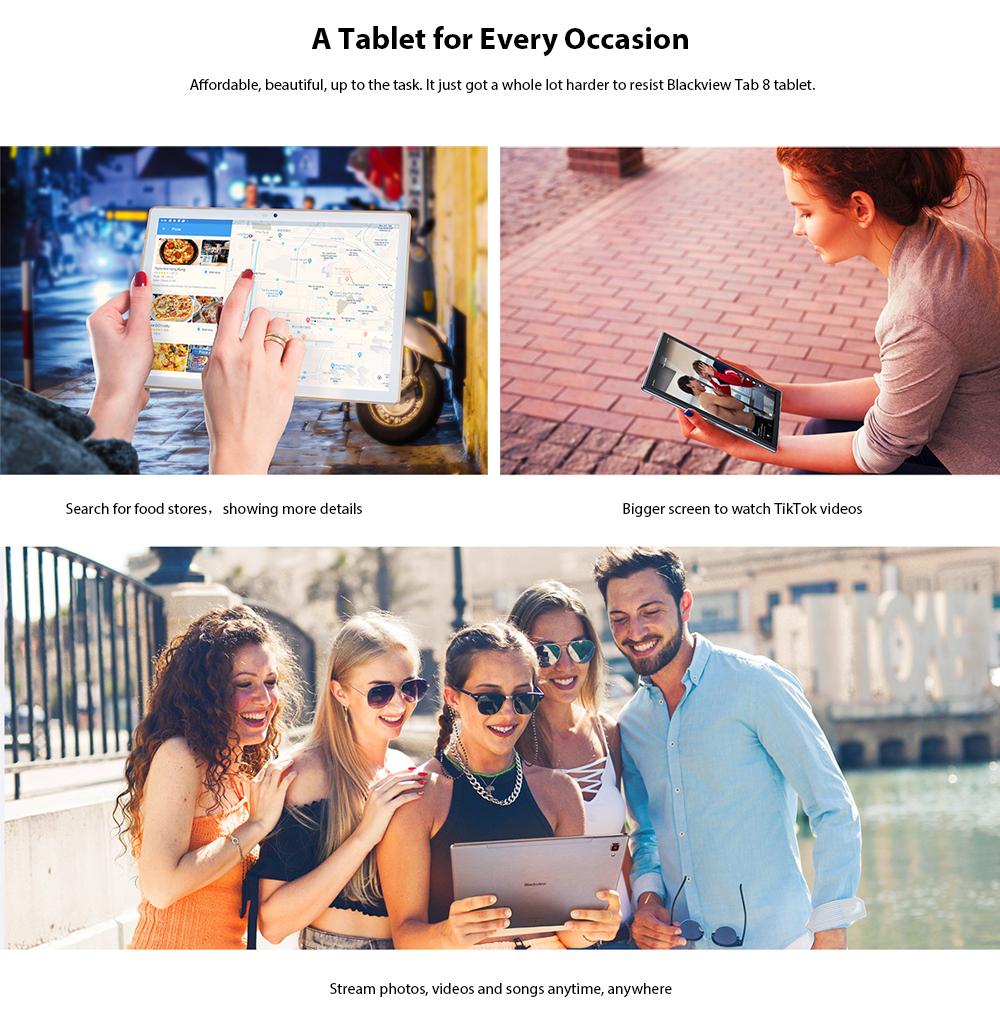 Планшет Blackview Tab 8 с экраном 10.1 дюйма, ОЗУ 4Гб, встроенная память 64Гб, батарея 6580 mAh