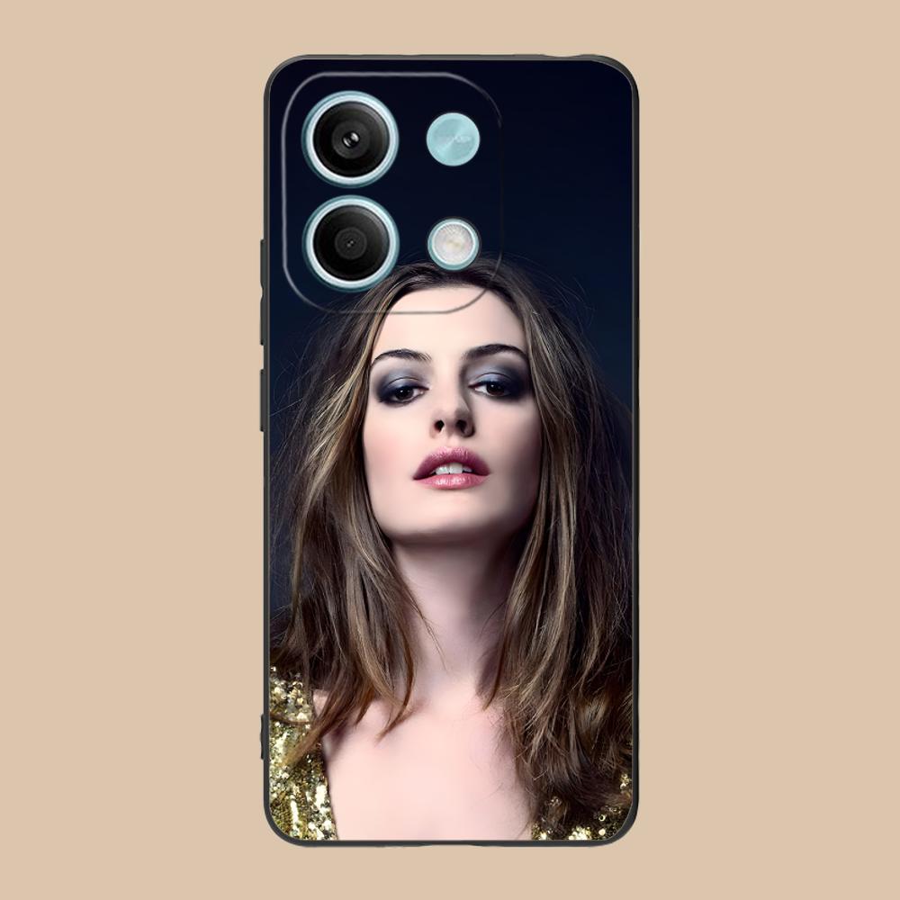 Чехол для мобильного телефона Anne Hathaway для Xiaomi 15 14 13 12 Mi 11 T Ultra Lite Pro S X 5G Цветной Печатный Чехол Чехол Красивый Роскошный