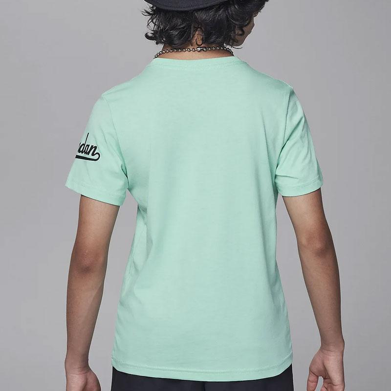 Jordan T Shirt Rising Emerald Green Kids' HJ1602-377