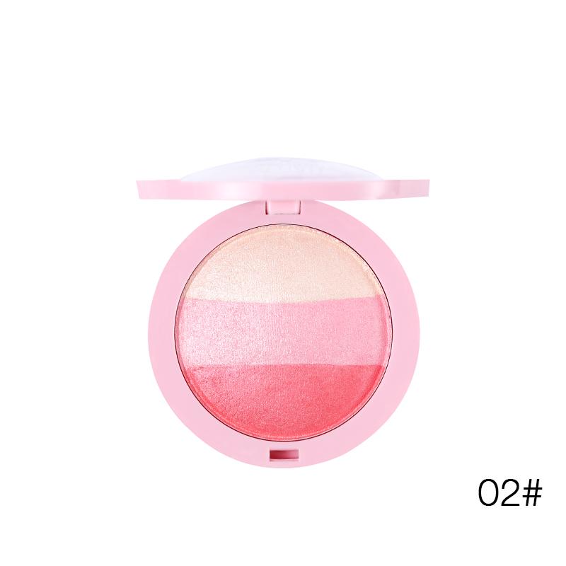 Blush Makeup Natural Baked Blusher Powder Palette Charming Cheek Makeup Face Blusher Cosmetic