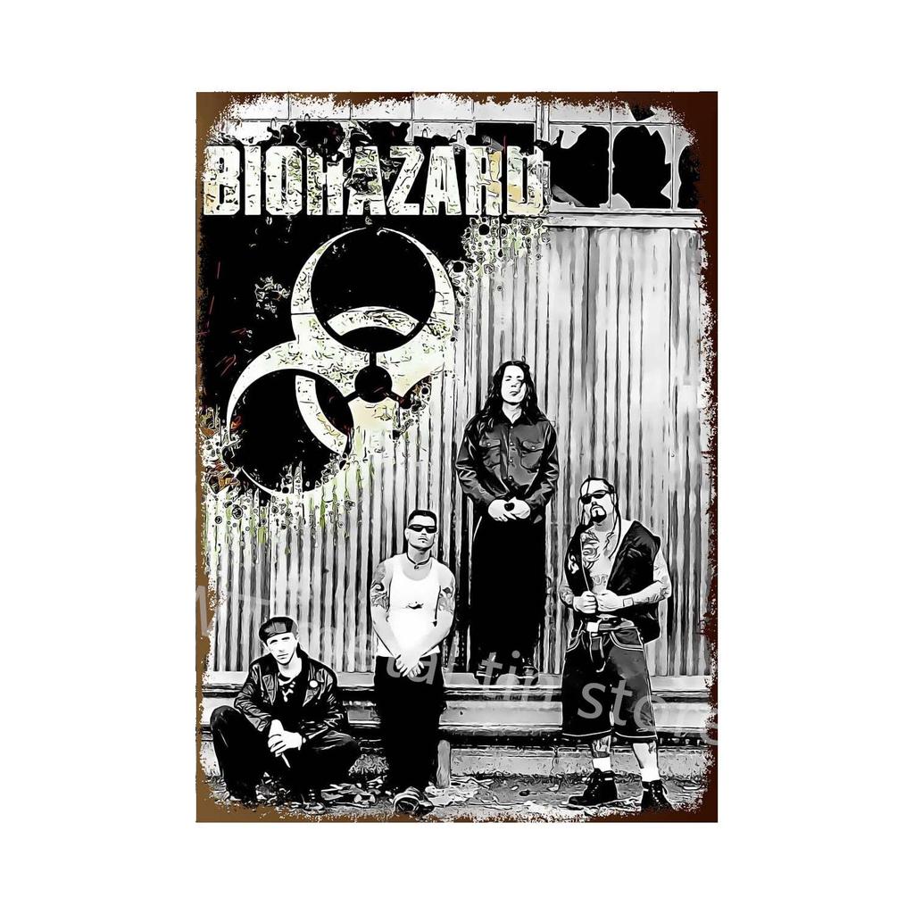 Ретро-плакат музыкальной группы, металлическая табличка, жестяная табличка, винтажная рок-н-ролльная тарелка для домашнего бара, декоративные наклейки, декор стен гостиной