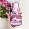Case For Infinix Hot 20 4G Cover Cute Cat Fashion Butterfly Painted Casing For Infinix X6826 X6826B X6826C