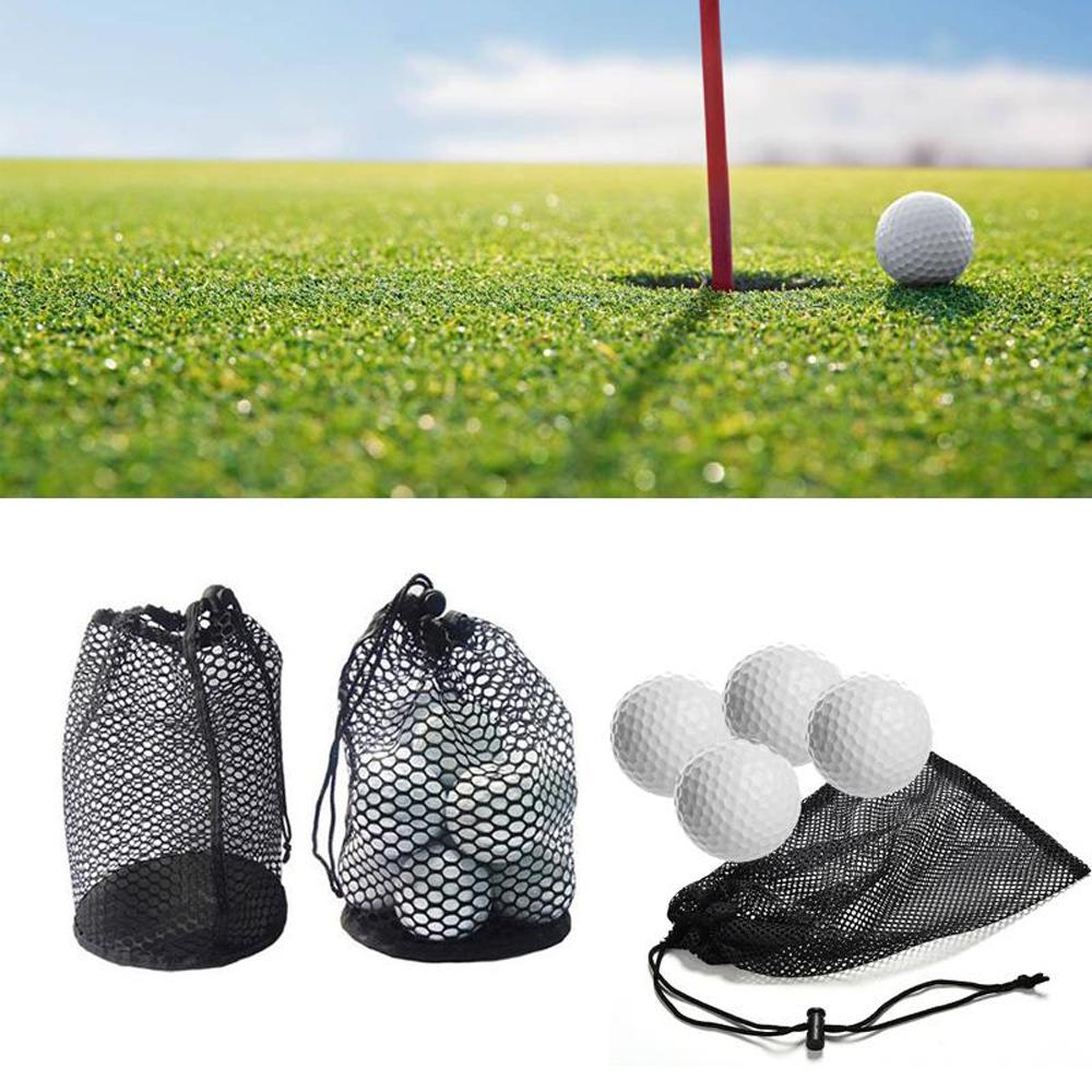 Net Nylon Carrying Bag 16/32/56 Ball Golf Mesh Bag Golf Ball Bags Golf Storege Bag Drawstring Pouch