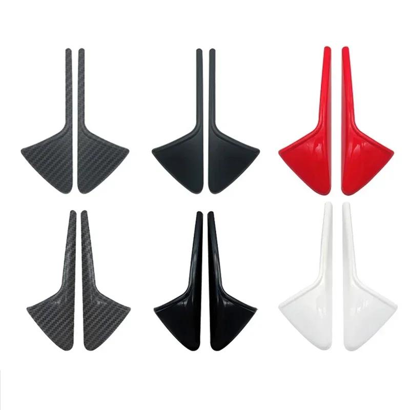 100% Настоящее углеволокно Для Tesla 2021 2022 2023 Model Y 3 Защитная накладка на боковую камеру крыла Аксессуары Глянцевый Матовый Amagi