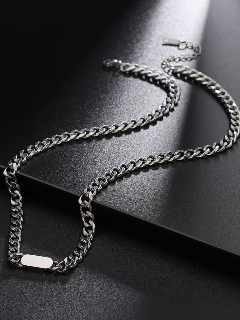 Unisex Copper Alloy Necklace Electroplated Durable Non-Fading Jewelry Sweater Chain Personalized Fashion Accessory