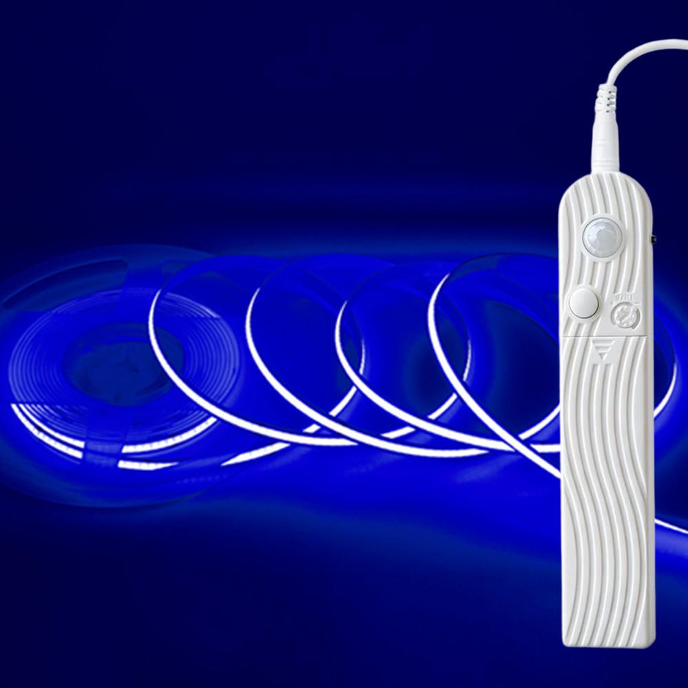 Smart COB LED Strip Light With Motion Sensor Adjustable Night Light For Bedroom Bed Headboard DIY Decor Lighting